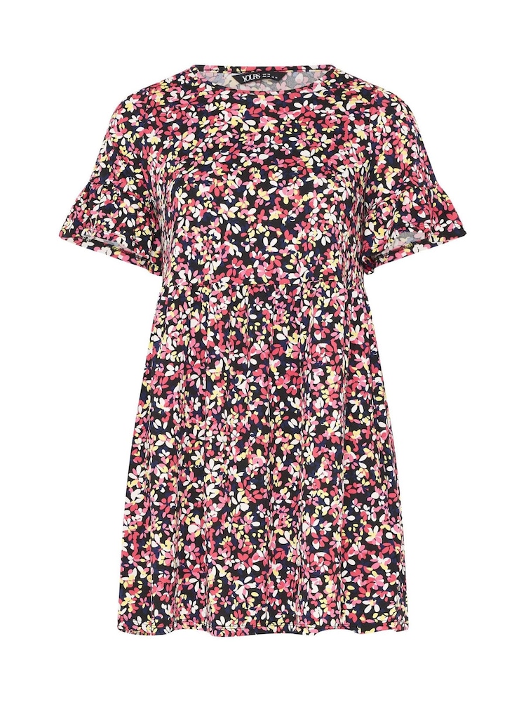 Yours Curve Kleid mit Rüschenärmeln - Bild 5 von 5