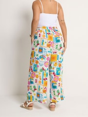 Yours Curve Hose in Knitteroptik mit weitem Bein - Bild 2 von 5