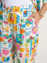 Yours Curve Hose in Knitteroptik mit weitem Bein - Bild 4 von 5