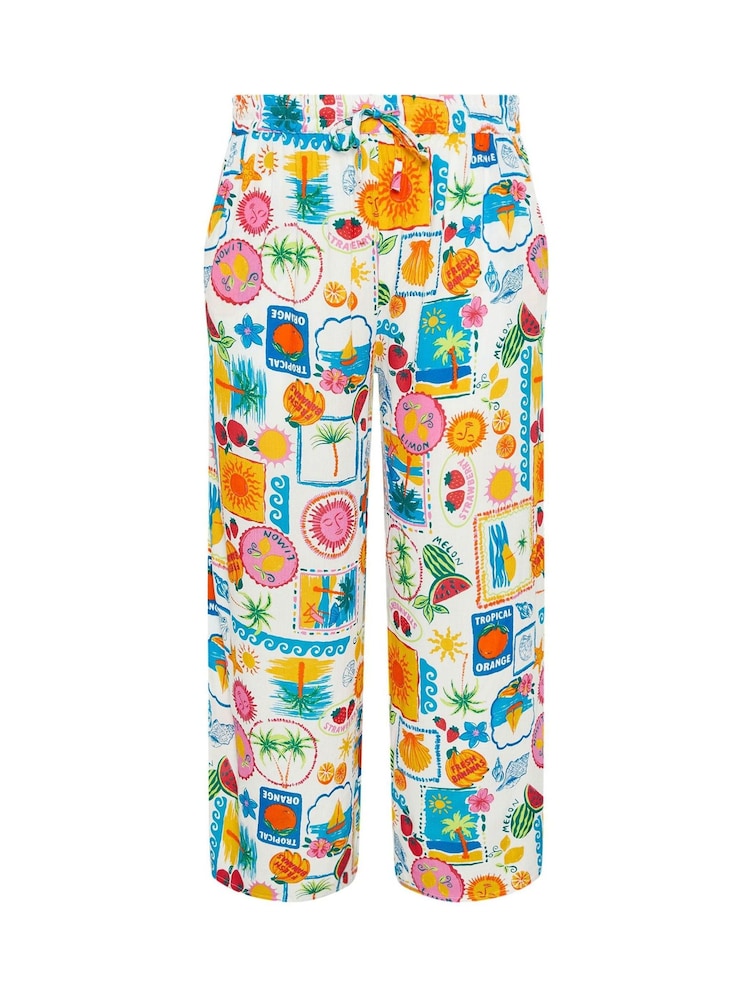 Yours Curve Hose in Knitteroptik mit weitem Bein - Bild 5 von 5