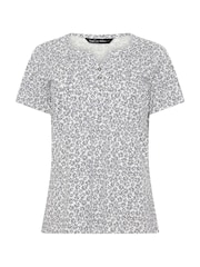 M&Co Oberteil aus Baumwolle Henleys - Bild 5 von 5