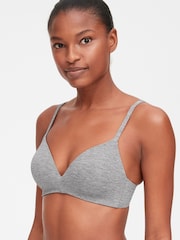 Gap Grey Breathe Wireless Bra - Image 1 of 3