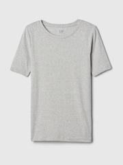 Gap Grey Modern Crew neck T-Shirt - Image 3 of 3