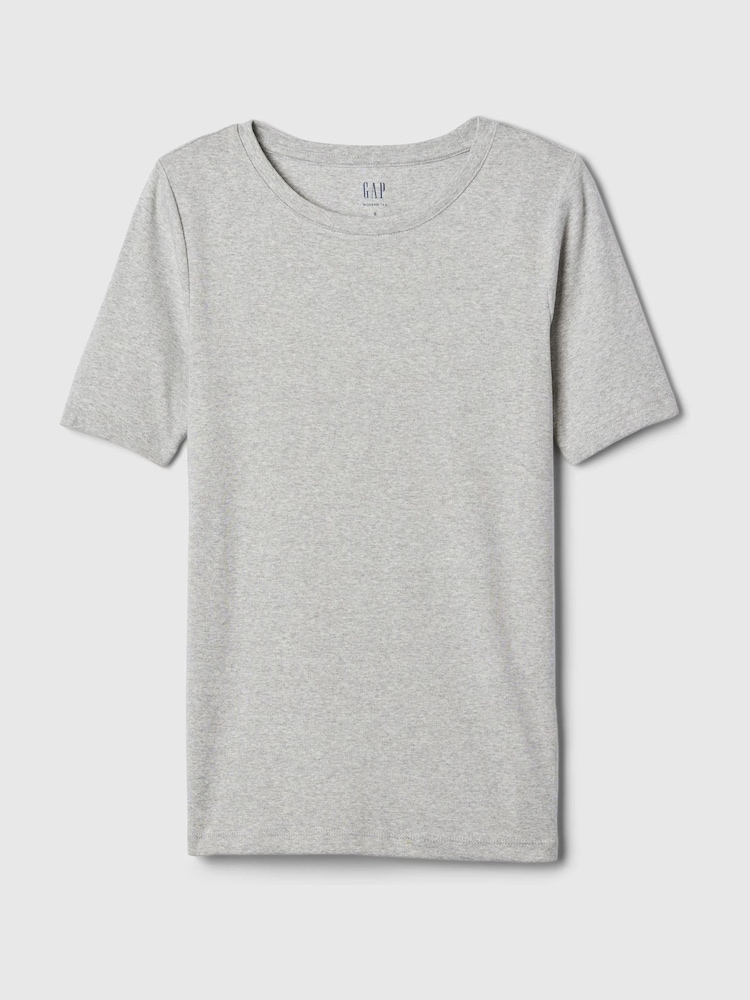 Gap Grey Modern Crew neck T-Shirt - Image 3 of 3 Gap Grey Modern Crew neck T-Shirt - Image 3 of 3