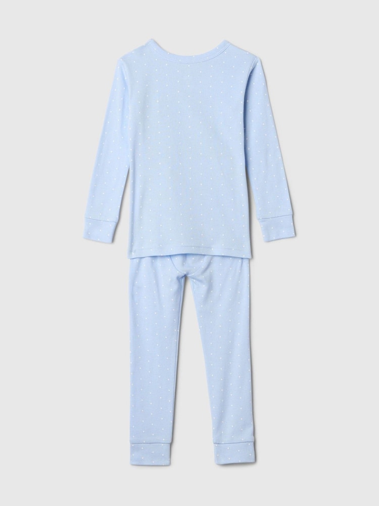 Gap Blue Elsa Disney Brushed Cotton Princess Pyjamas Set (12mths-5yrs) - Image 2 of 2
