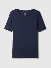 Gap Blue Modern Crew neck T-Shirt - Image 3 of 3