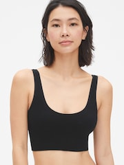 Gap Black Seamless Rib Bralette - Image 1 of 4