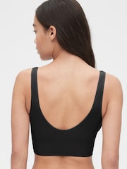 Gap Black Seamless Rib Bralette - Image 2 of 4