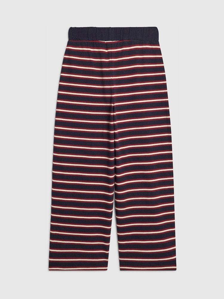 River Island Blue Stripe Wide Leg Trousers - Image 2 of 4