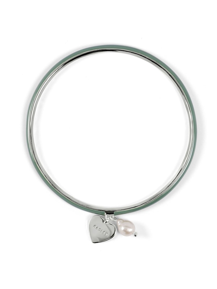Radley Steel Enamel Bangle With Hanging Charms - Bild 2 von 5