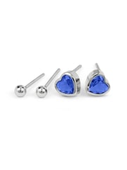Radley Twinpack Saphire Heart and Ball Stud Earrings - Bild 3 von 4