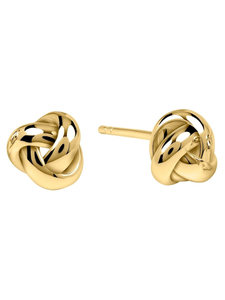 Radley Radley 18ct Gold Plated Sterling Silver Twist Earrings - תמונה 1 מתוך 4 Radley Radley 18ct Gold Plated Sterling Silver Twist Earrings - תמונה 1 מתוך 4