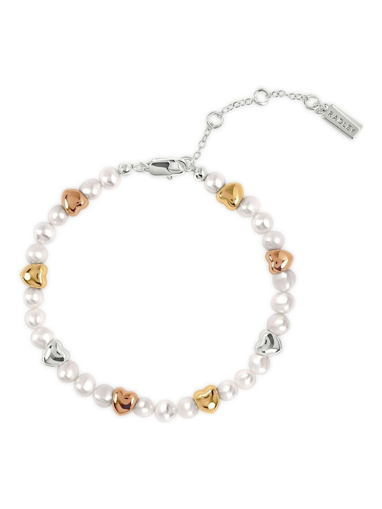 Radley Radley Triple Plated Pearl and Heart Bracelet - Bild 2 von 4