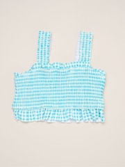 Miss Blue Gingham Bikini Set With Scrunchie - Image 3 of 6