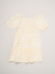Miss Yellow Floral Print And Chambray Dresses 2 Pack - Image 5 of 5