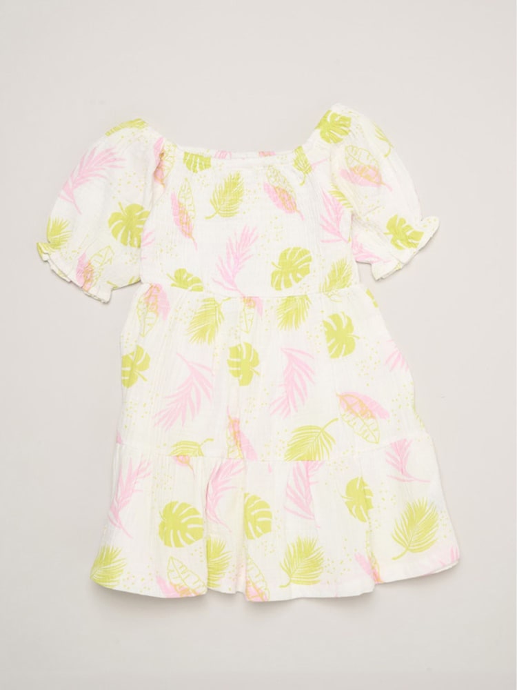 Miss Purple Floral Print And Chambray Dresses 2 Pack - Image 5 of 5