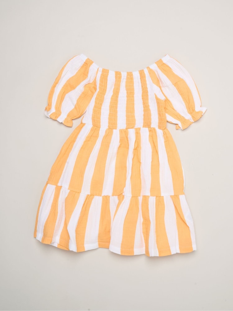 Miss Orange Floral Print And Chambray Dresses 2 Pack - Image 5 of 5