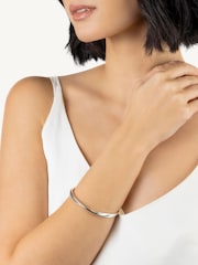Radley Silver Tone Radley Silver Plated Twist Bangle - Image 1 of 5