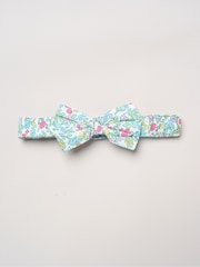 Miss Floral Embroidered Smocked Dress with Headband - Imagen 4 de 5