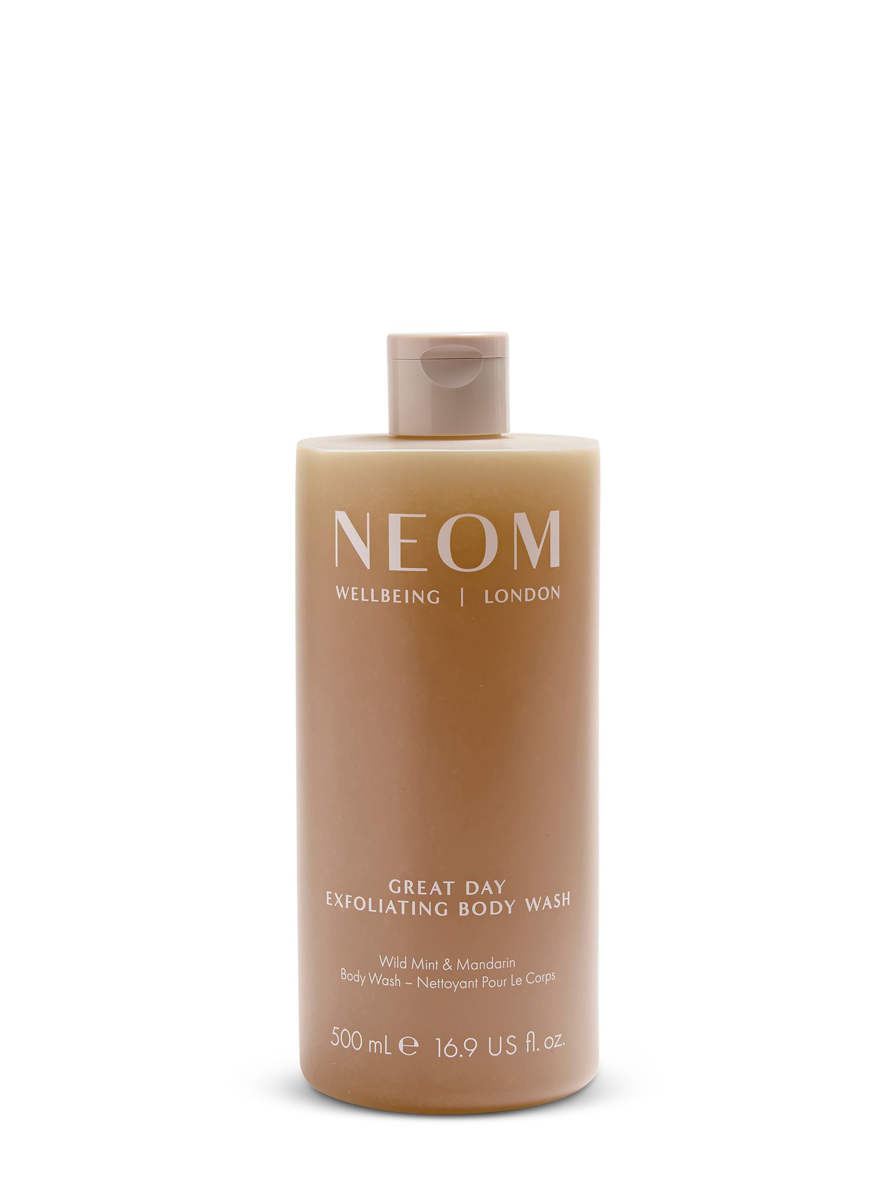 Neom Wellbeing London Great Day Exfoliating Body Wash 500Ml - Image 4