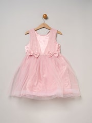 Miss Pink Tulle Dress With Rhinestone And Bows Set - Image 1 of 3