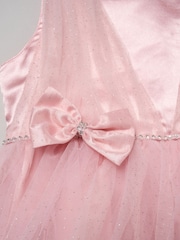 Miss Pink Tulle Dress With Rhinestone And Bows Set - Image 3 of 3