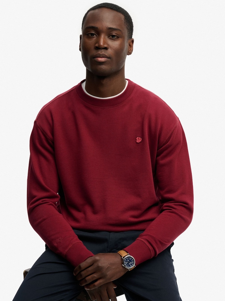 Superdry Essential Heritage Crew Neck Jumper - Imagen 1 de 5