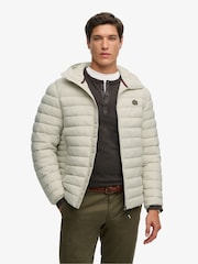 SUPERDRY Nude Hooded Fuji Lite Jacket - Image 1 of 8