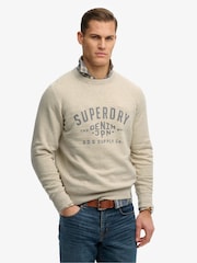 Superdry Merchant Vintage Print Sweatshirt - 8의 이미지 3