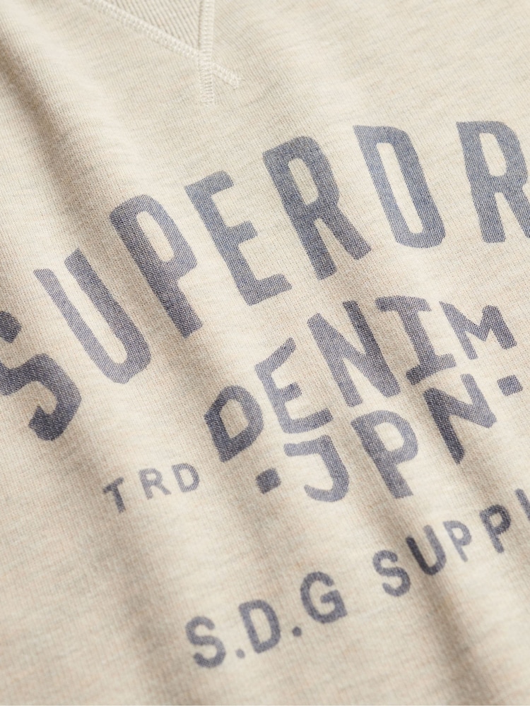 Superdry Merchant Vintage Print Sweatshirt - 8의 이미지 8