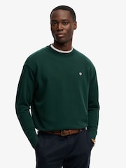 SUPERDRY Green Essential Heritage Crew Neck Jumper - Image 1 of 5