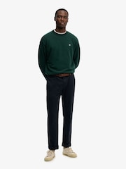 SUPERDRY Green Essential Heritage Crew Neck Jumper - Image 2 of 5