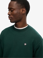 SUPERDRY Green Essential Heritage Crew Neck Jumper - Image 4 of 5