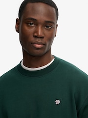 SUPERDRY Green Essential Heritage Crew Neck Jumper - Image 5 of 5
