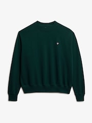 綠色 - Superdry Essential Heritage Crew Neck Jumper - 圖片 6，共 7