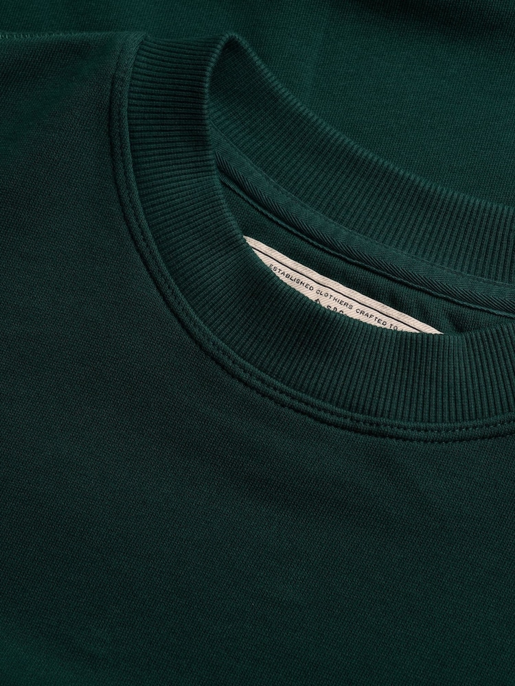 綠色 - Superdry Essential Heritage Crew Neck Jumper - 圖片 7，共 7