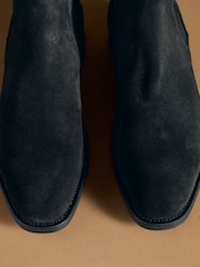 Russell & Bromley Black Suede Burlington Chelsea Boots - Image 5 of 7