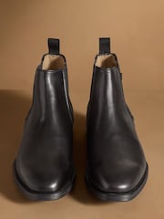 Russell & Bromley Black Burlington Chelsea Boots - Image 3 of 7