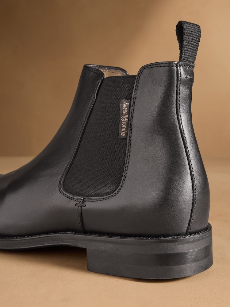 Russell & Bromley Black Burlington Chelsea Boots - Image 7 of 7