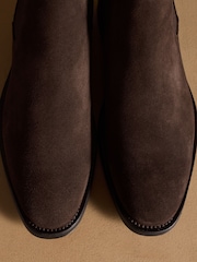 Russell & Bromley Brown Burlington Chelsea Boots - Image 5 of 7