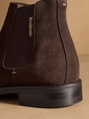 Russell & Bromley Brown Burlington Chelsea Boots - Image 7 of 7