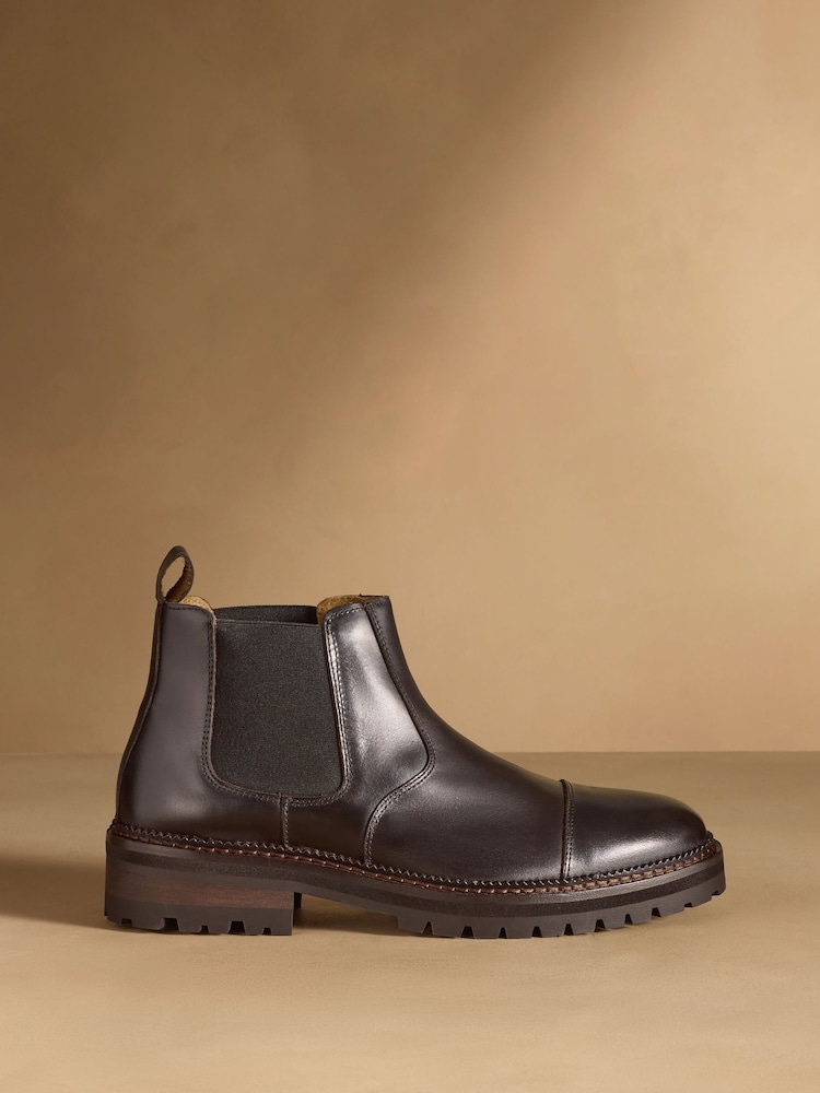Russell & Bromley Black Keswick Chelsea Boots - Image 2 of 7