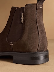 Russell & Bromley Chocolate Brown Burlington Chelsea Boots - Image 5 of 7