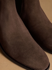 Russell & Bromley Chocolate Brown Burlington Chelsea Boots - Image 7 of 7