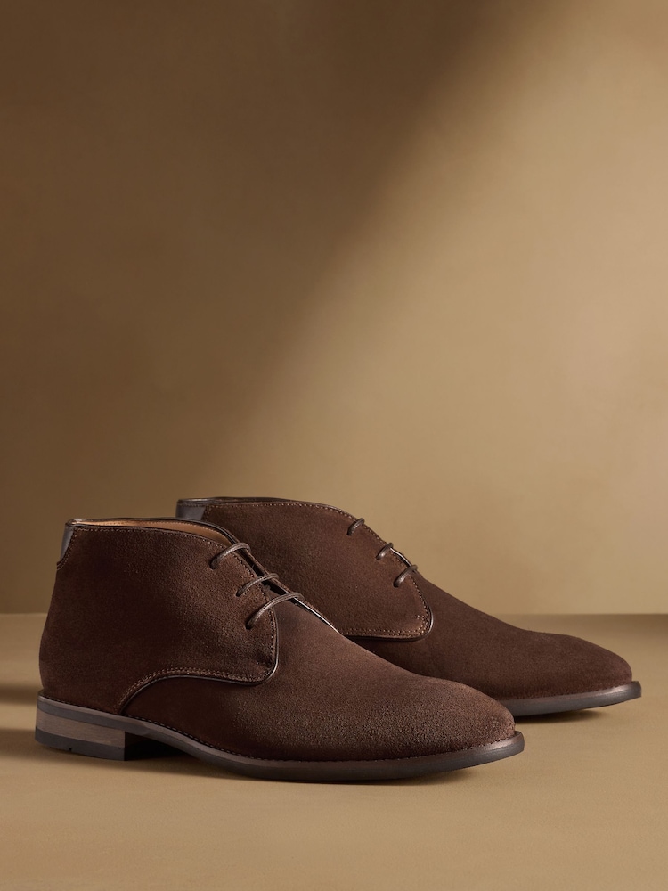 Коричневый - Russell & Bromley Classic Desert Boots - Изображение 1 7