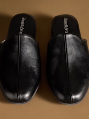 Noir - Russell & Bromley Dominic Mule Slippers - Image 7 de 7