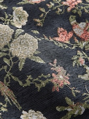 Black Floral Jacquard MIni Skirt - Image 7 of 7