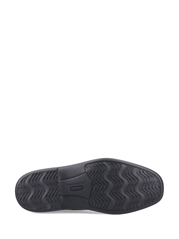Hush Puppies Black Cedric Lace Up Shoes - Image 2 of 2 Hush Puppies Black Cedric Lace Up Shoes - Image 2 of 2