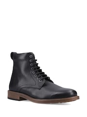 Hush Puppies Black Irwin Lace Up Boots - Image 3 of 5