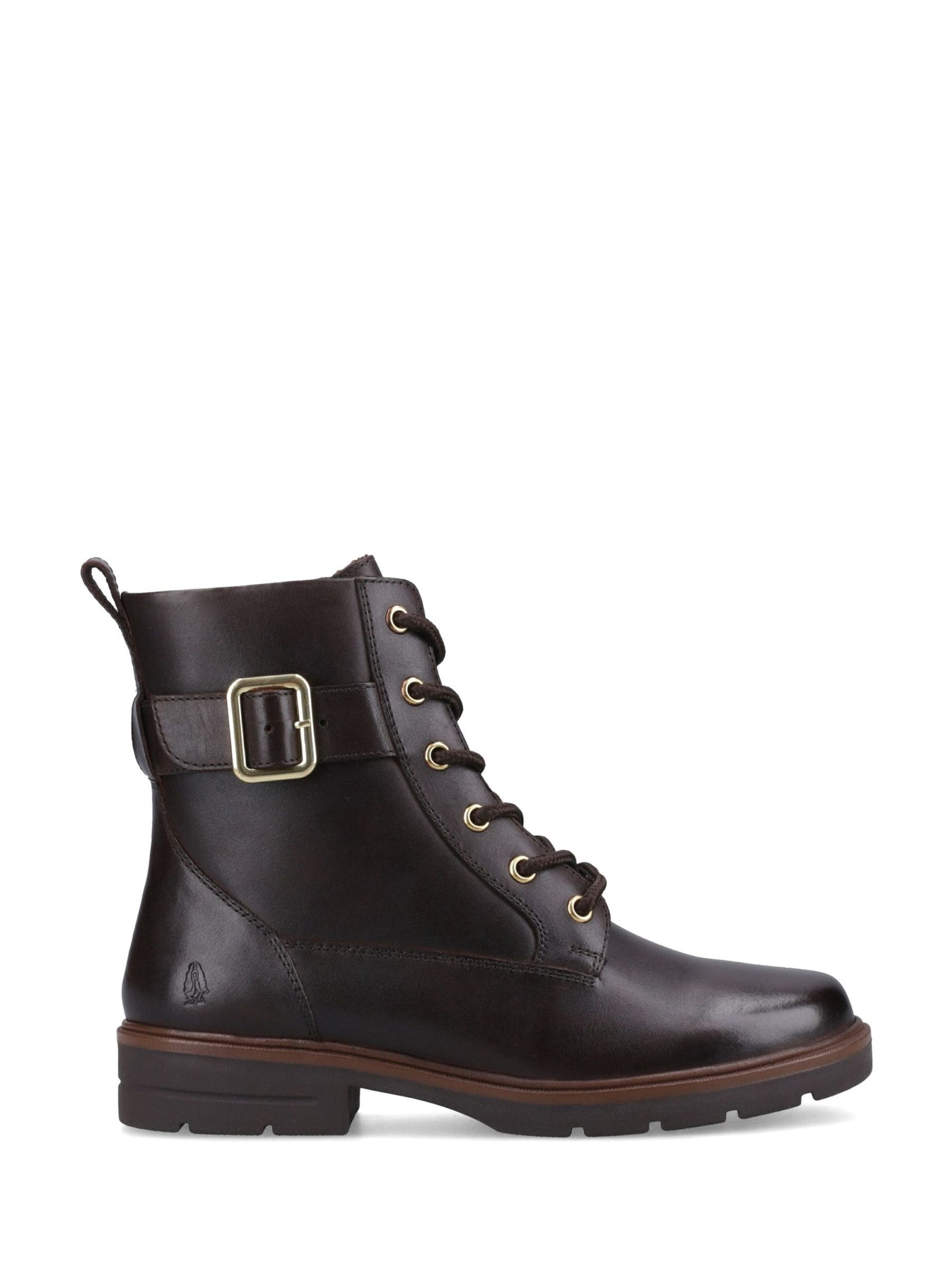 Hush Puppies Women's Teagan Biker Boot in Brown | Size: 8 - Image 4